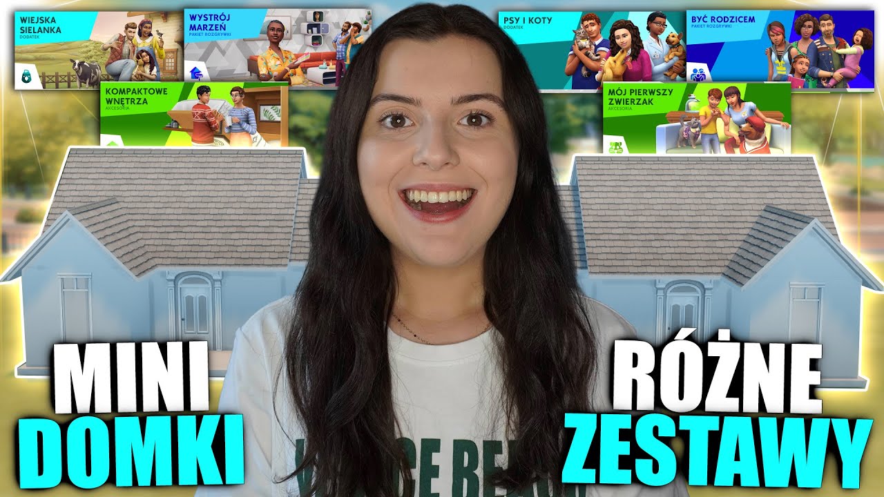 KAŻDY MINI DOMEK TO INNY ZESTAW DLC DO THE SIMS 4!