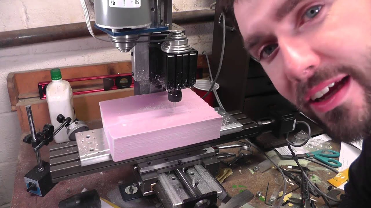 First cut on Taig CNC Mill