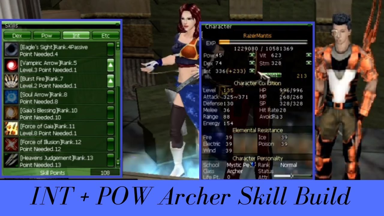 🎮INT + POW Archer | Skill Build | Cap 135 (RAN PH Klasik)