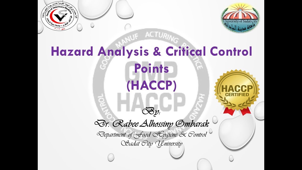 HACCP Preliminary Steps
