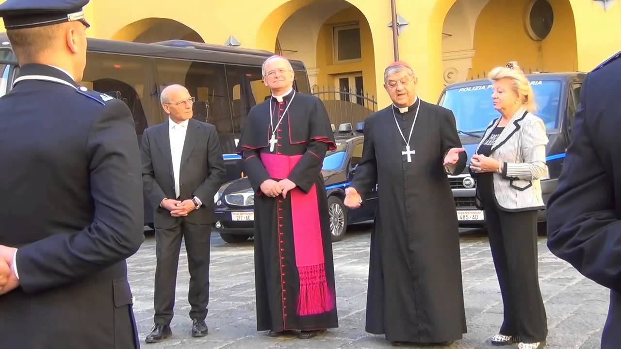 Aversa (CE) - Il Cardinale Sepe benedice il Tribunale di Napoli Nord (23.10.14)