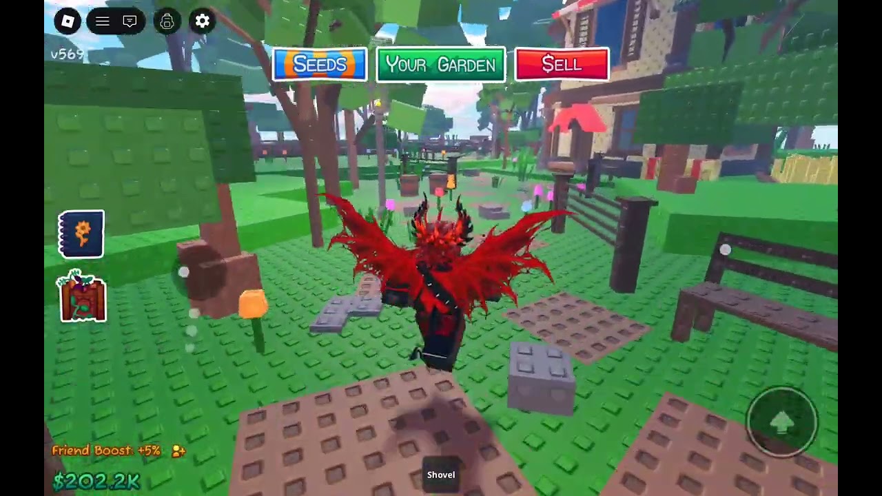 Playing garden horizons with my friend 