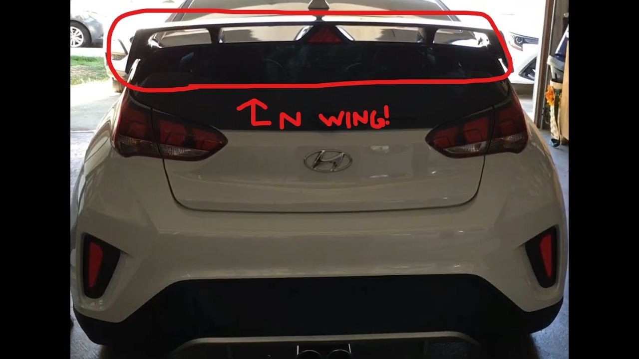 In-Depth Install: Hyundai Veloster N Wing on my 2020 Veloster Base 2.0 Premium