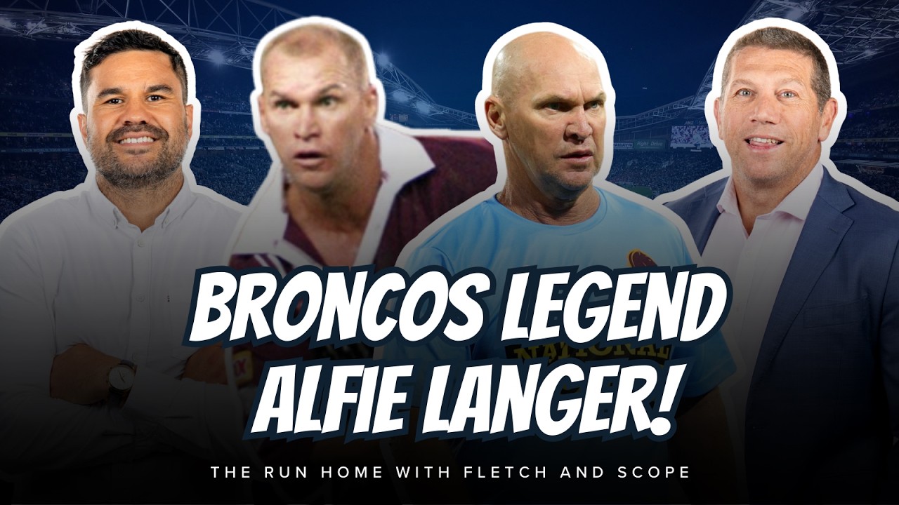 #NRL | Broncos and Maroons legend Alfie Langer joins The Run Home!