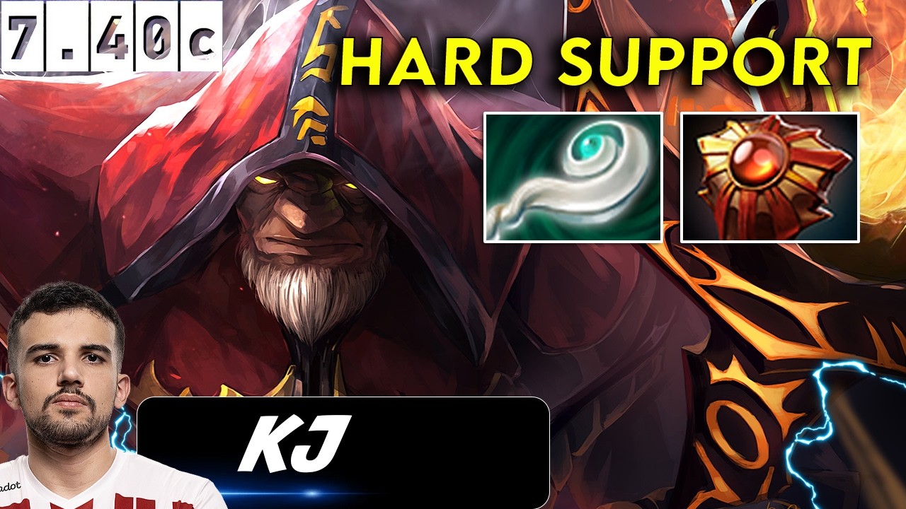KJ Warlock Soft Support - Dota 2 Patch 7.40c Pro Player Full Gameplay