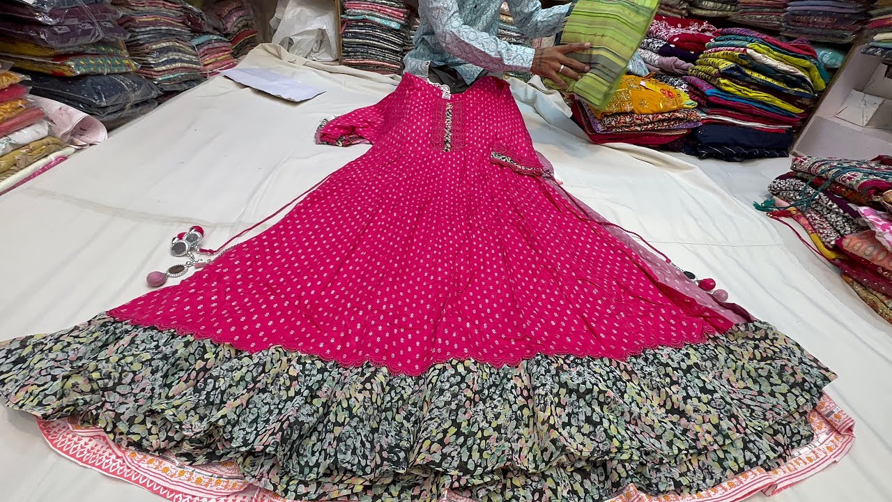 Chickpet Bangalore wholesale umbrella Kurtis single piece courier available
