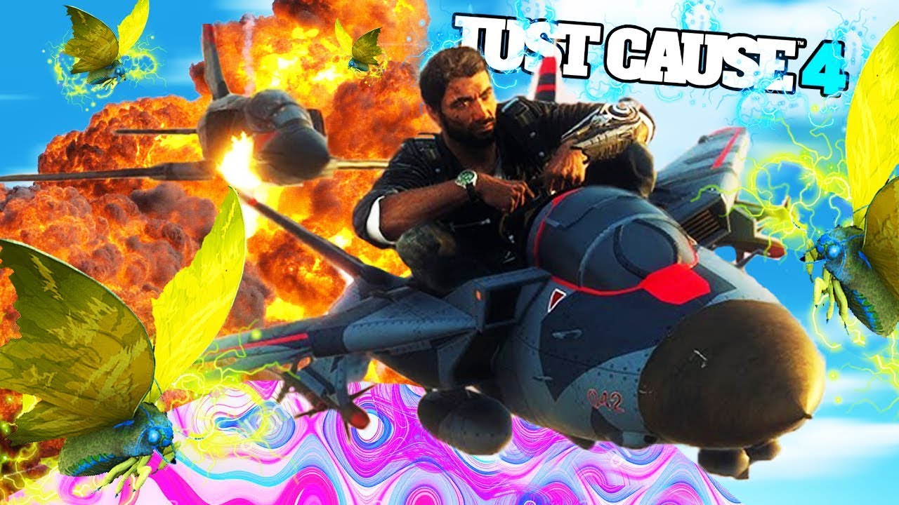 INTENTAMOS CAZAR ALIENIGENAS CON EL MINI-AVION | JUST CAUSE 4