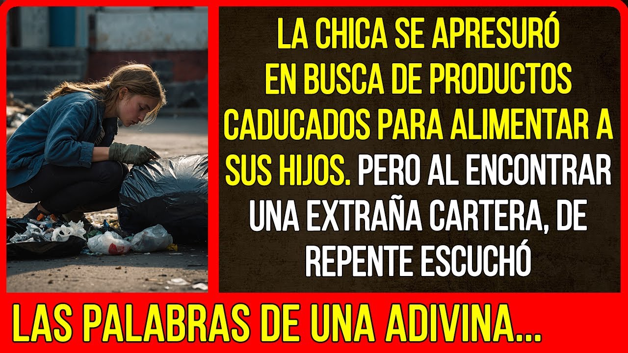 La chica se apresuró en busca de productos caducados. Pero al encontrar una extraña cartera...
