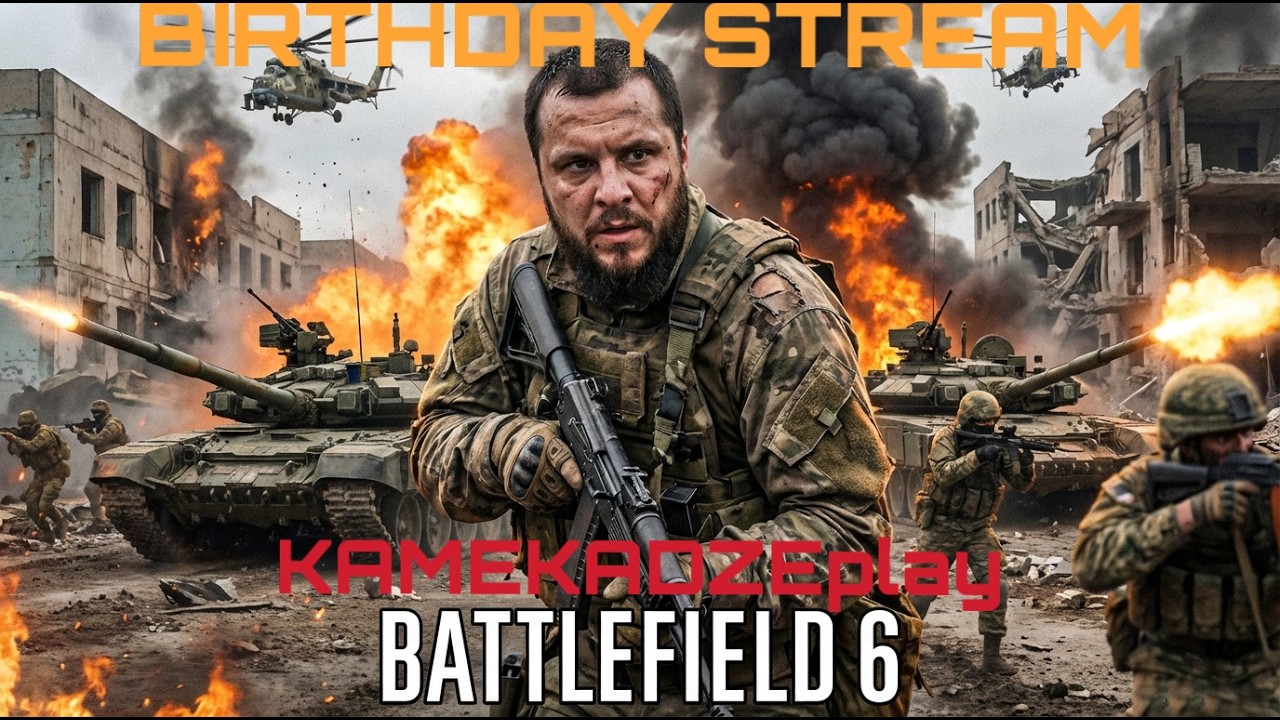 BATTLEFIELD 6 ВСЕ СЮДА! ДЕНЬ РОЖДЕНИЯ НА СТРИМЕ!