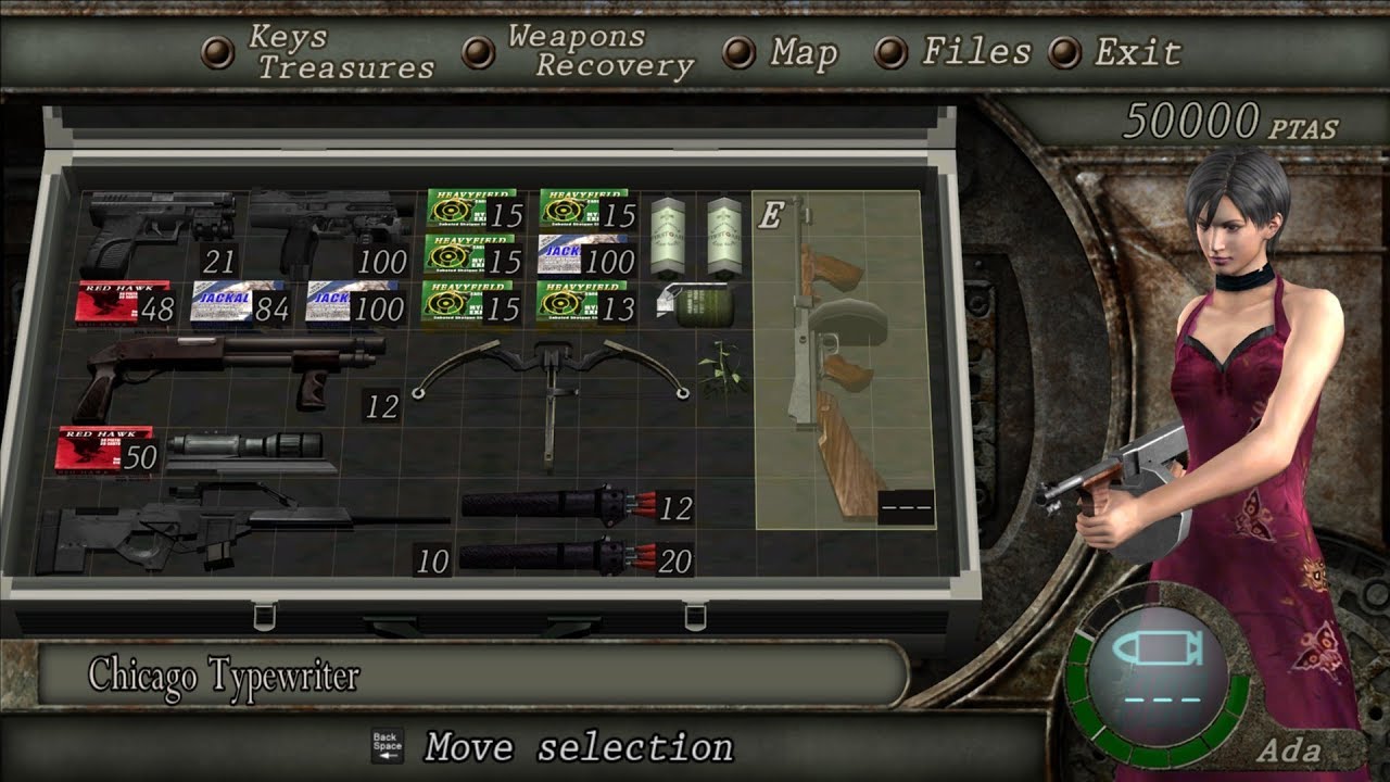 Penjelasan singkat Unlock senjata Chicago Typewriter pada mode Separate Ways - Resident Evil 4