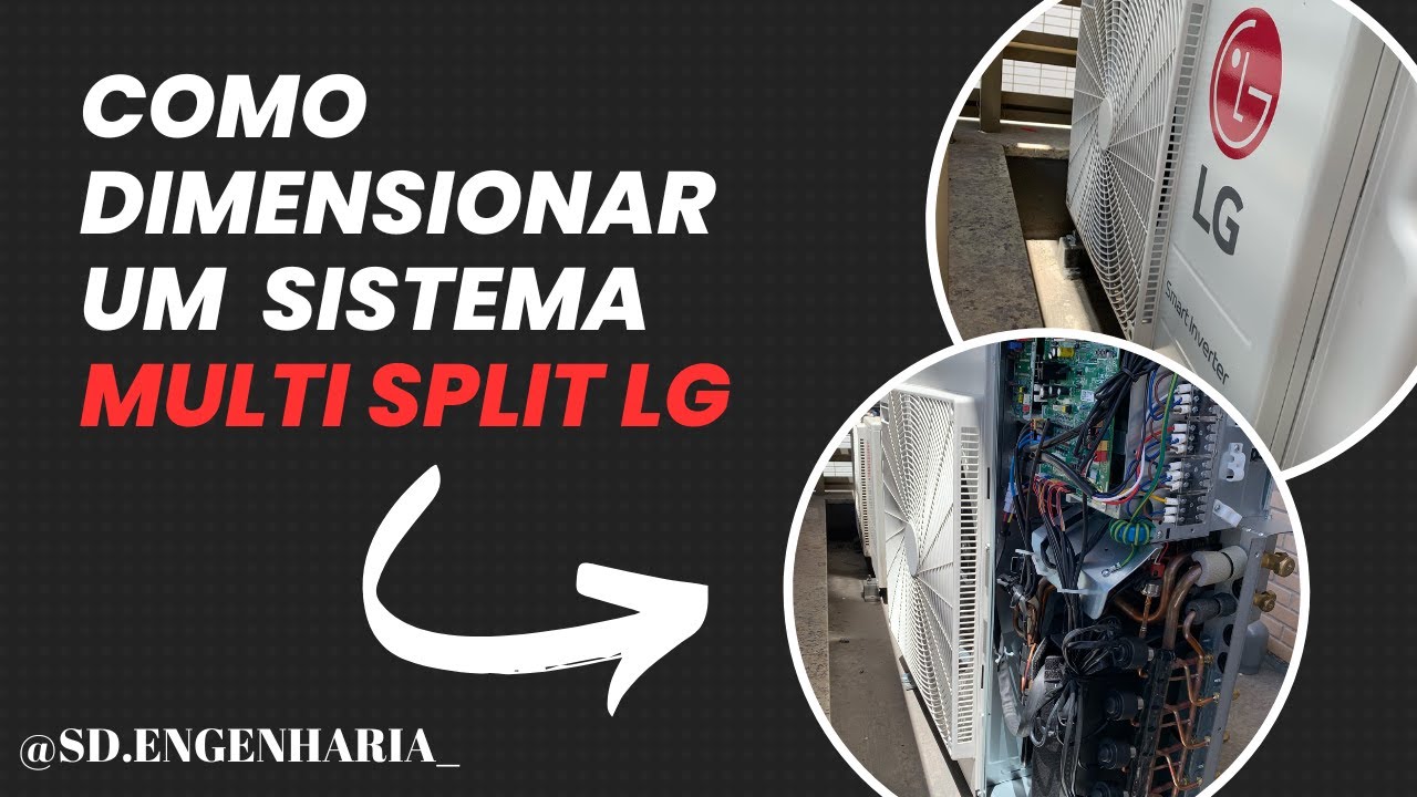 Como DIMENSIONAR um sistema MULTI SPLIT LG