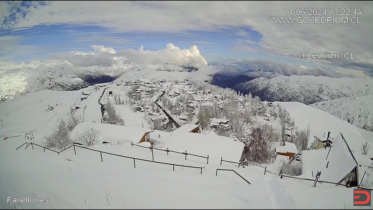 Ledrium - Farellones, Santiago, Chile, Live cam, en vivo, en directo