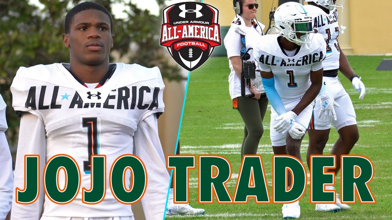 Miami Signee WR Joshisa Trader Shows ELITE Ability at Under Armour All-America Practices