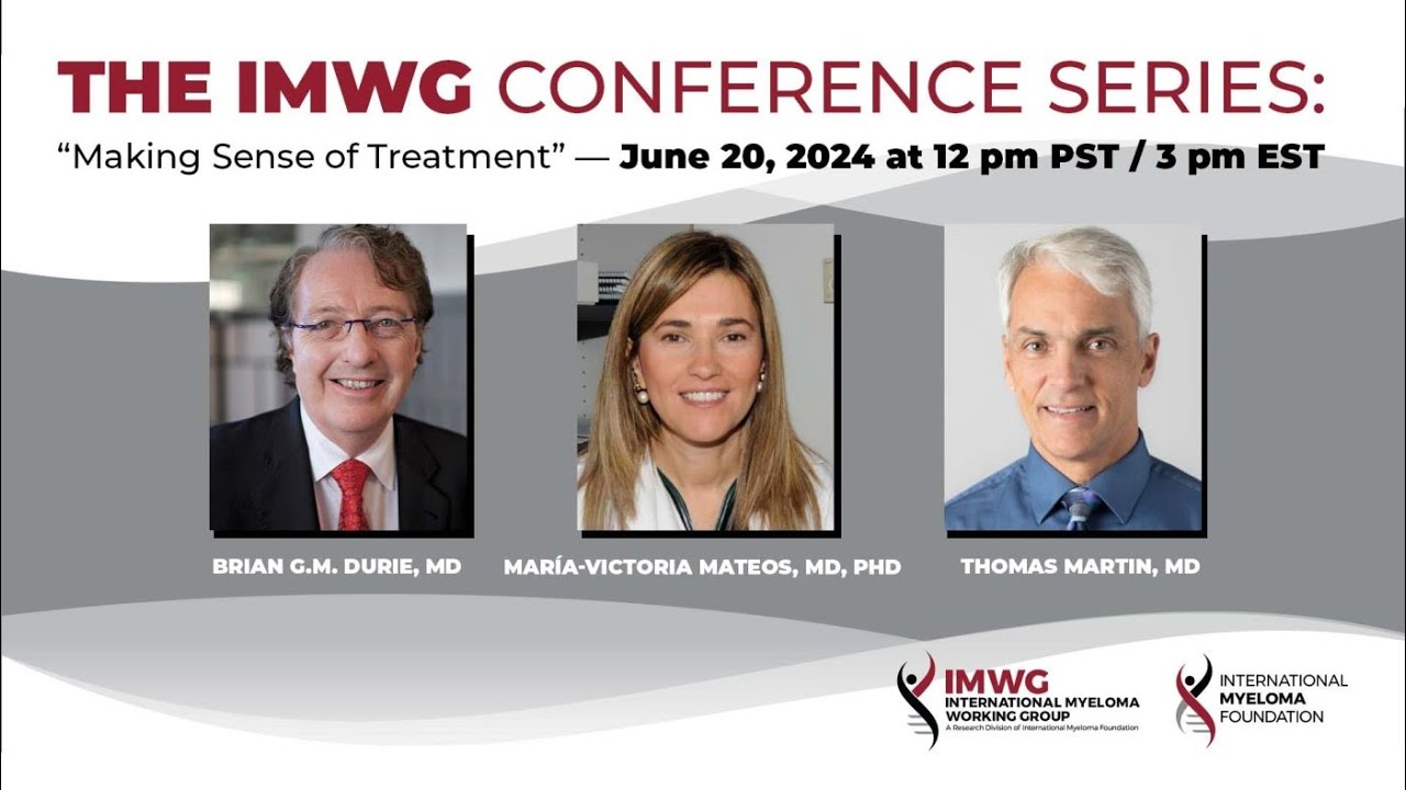 IMWG Conference Series 2024: Making Sense of Treatment