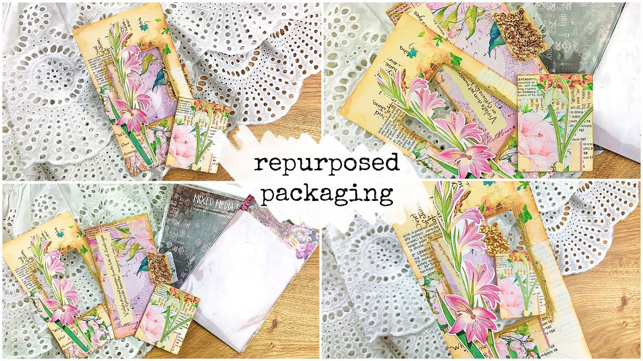 #jjtipstrickshacks Collab no. 11 - REPURPOSED PACKAGING Ephemera