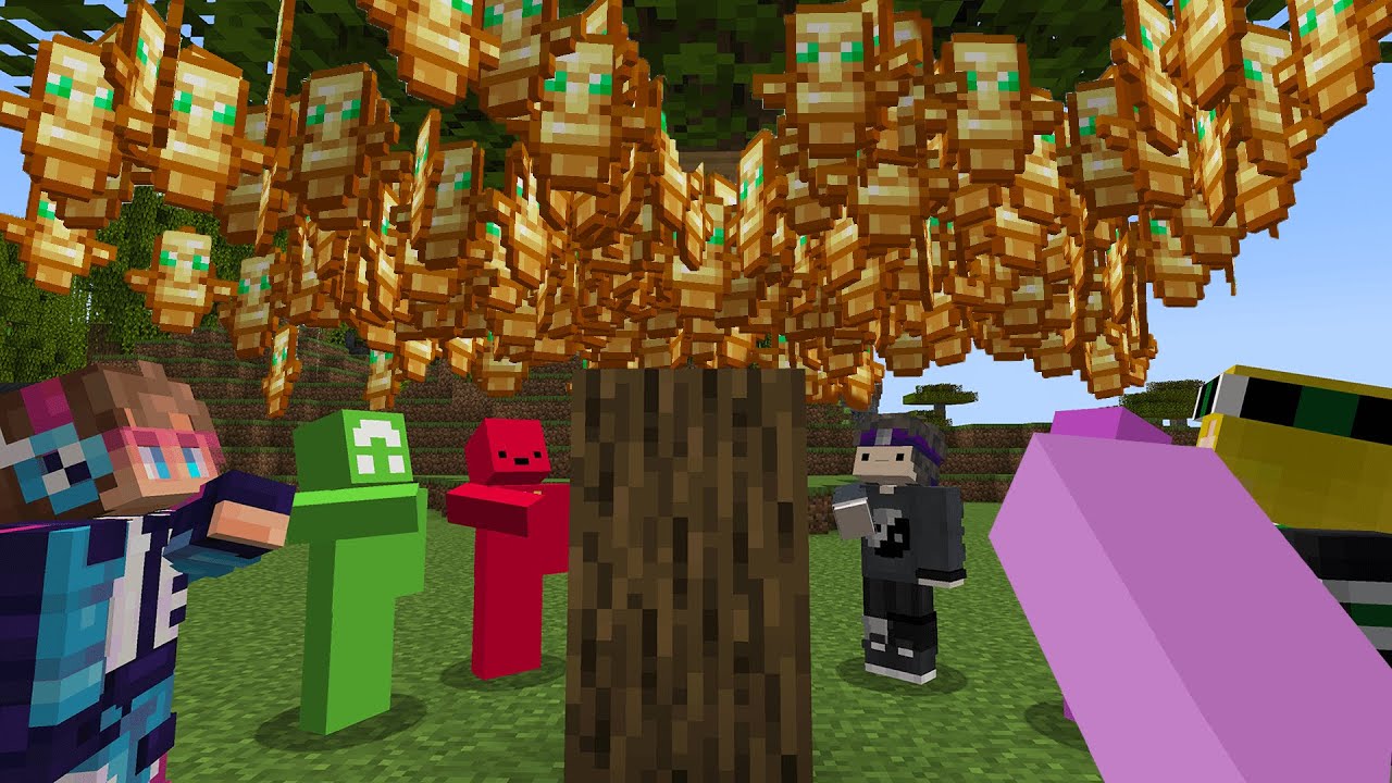 7 YouTubers beat Minecraft while Item Drops are Random and Multiplied