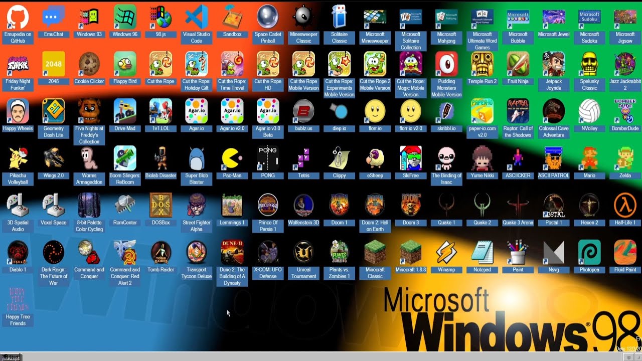 JOCURI RETRO pe WINDOWS 98