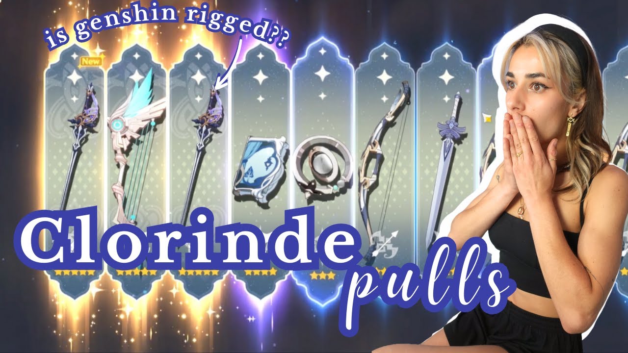 THE PROOF THAT GENSHIN IS PAY TO WIN? 🤯 ⏐Clorinde pulls ♡