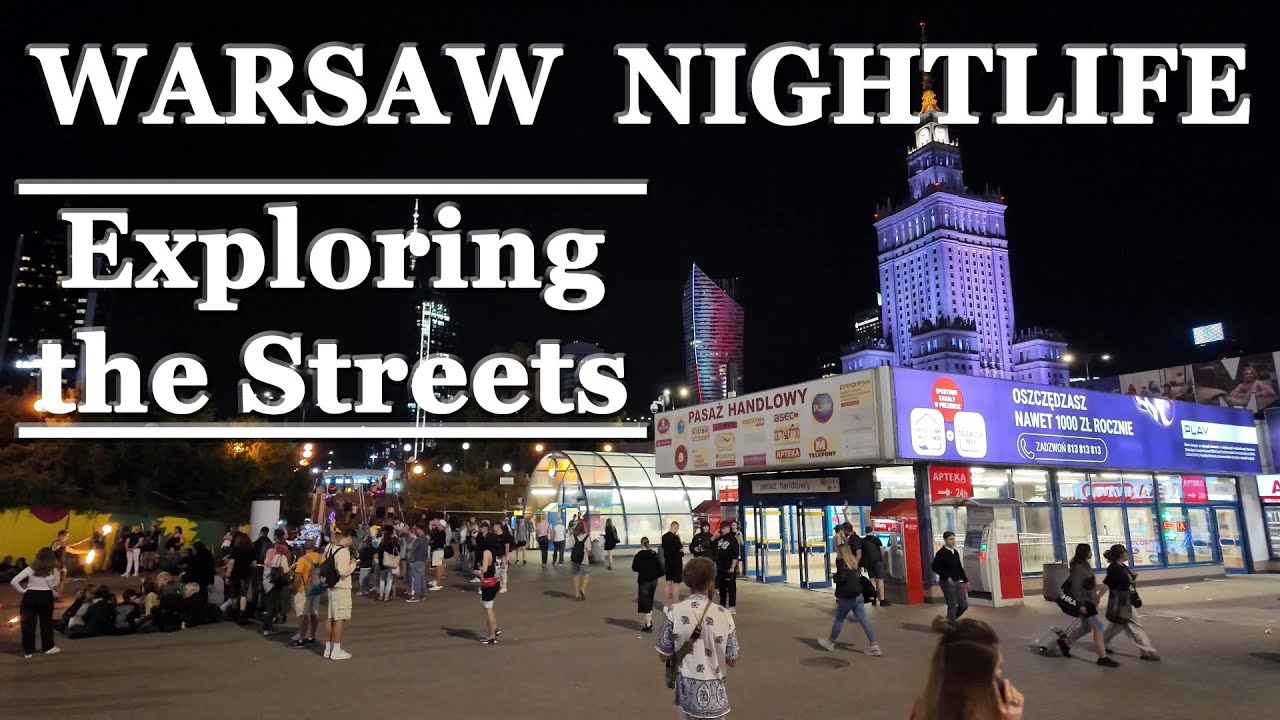 WARSAW NIGHTLIFE 🇵🇱 | Exploring the Streets of the booming City [4K60]