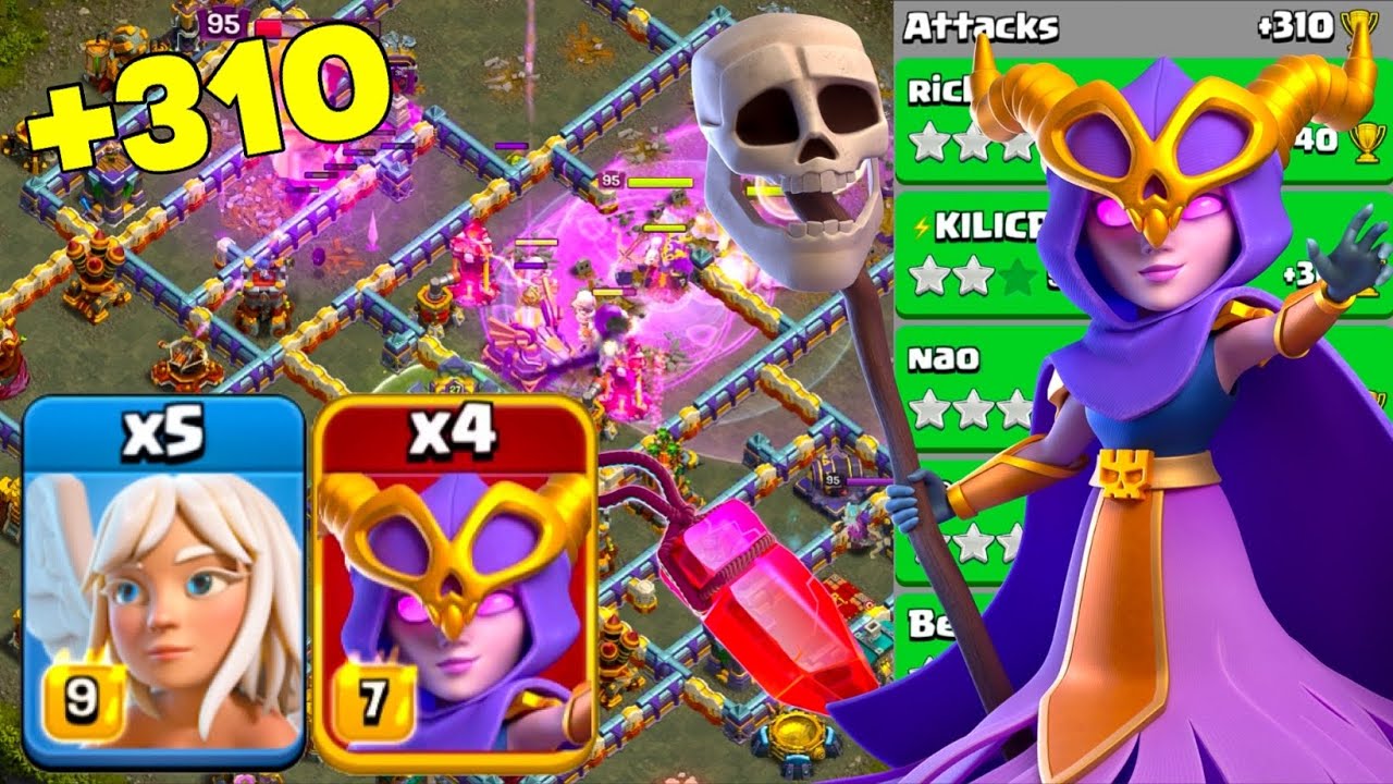 Super Strong: TH16 Super Witches Legend League Attacks! Clash of Clans