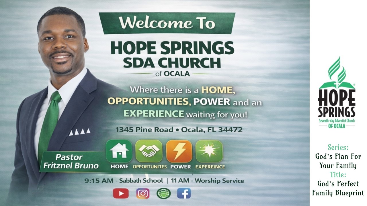 Hope Springs SDA Church of Ocala-3/14/26