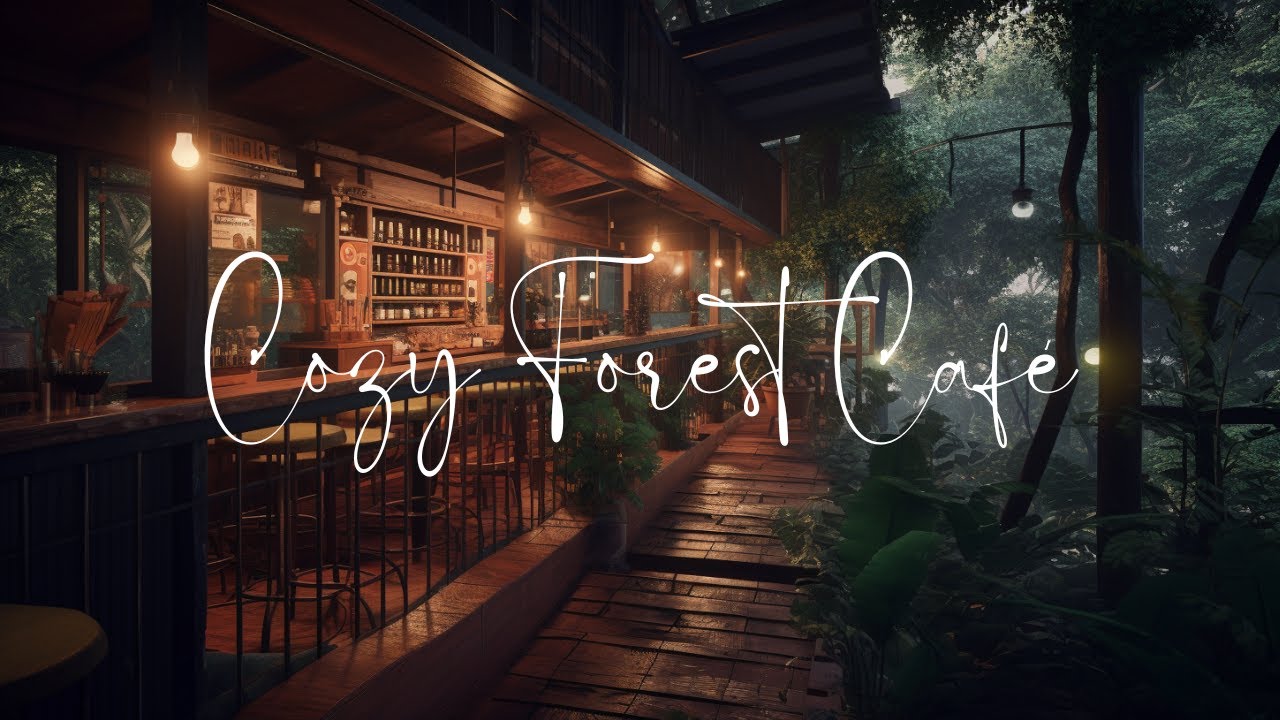 Cozy Forest Café Piano☕Chillout Jazz Mix🎶chill beats to work/study/sleep/Stress Relief/作業用BGM