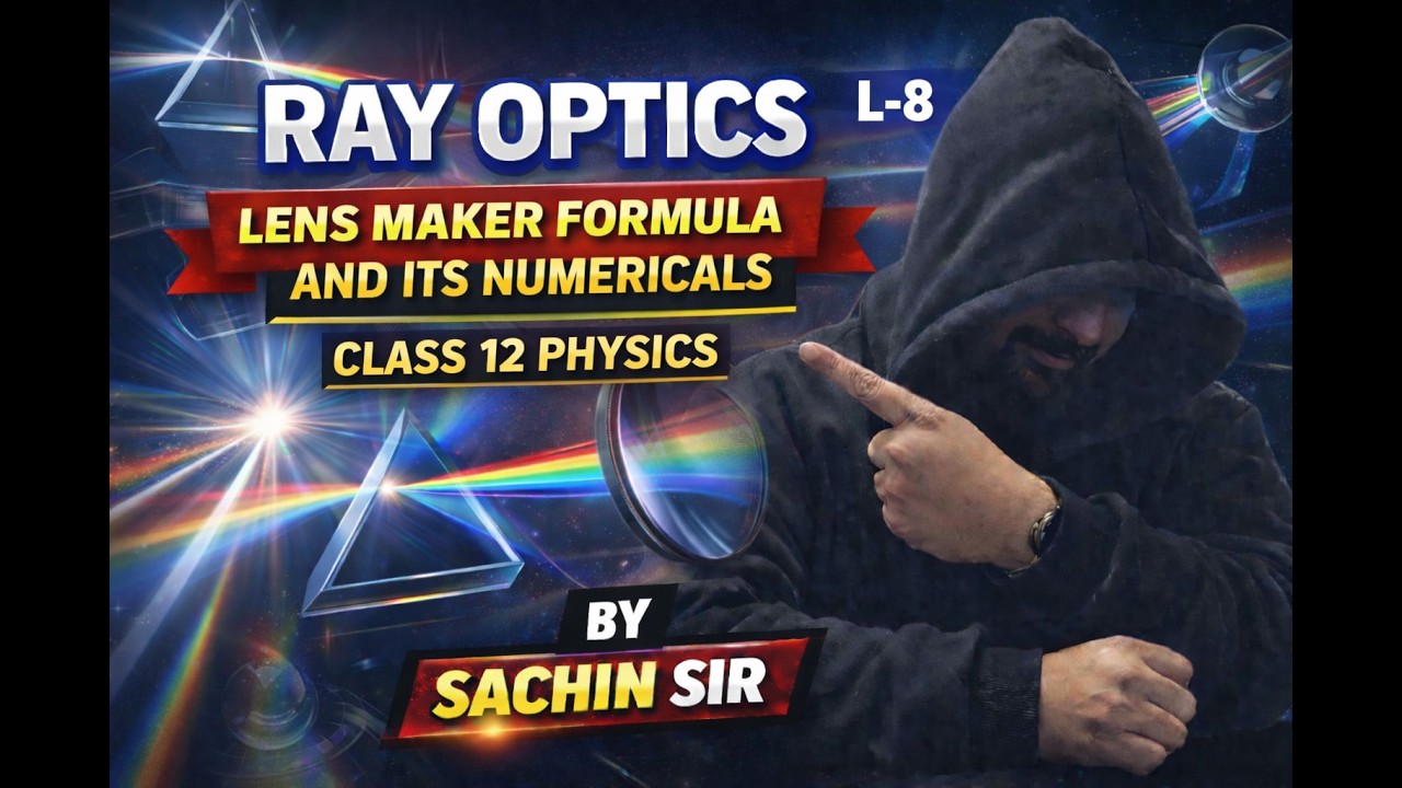 L-8 Len's maker formula - RAY OPTICS CLASS 12 ONE SHOT CONCEPT