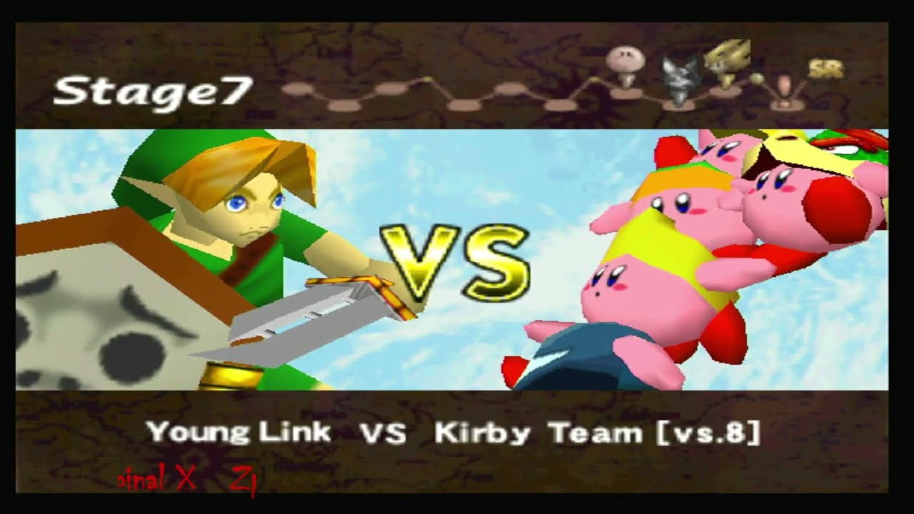 SMASH REMIX - YOUNG LINK 1P REMIX MODE GAMEPLAY
