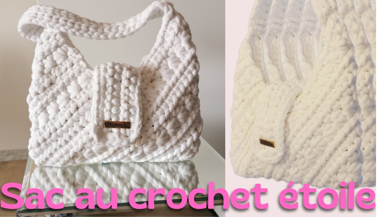 Sac au crochet Bohème chic !#crochet #crochetbag