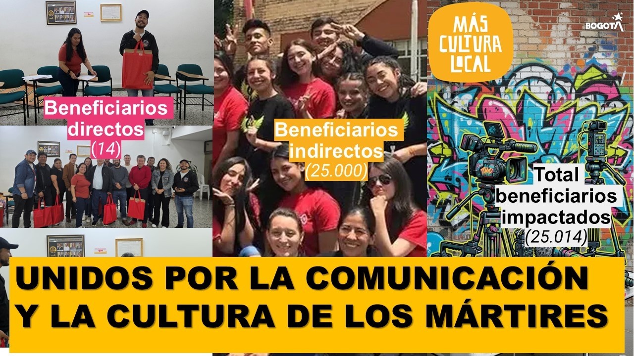 UNIDOS POR LA COMUNICACIÓN Y LA CULTURA DE LOS MÁRTIRES   RESULTADOS