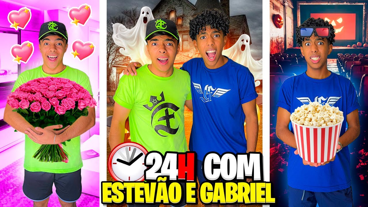 VEJA TUDO QUE ESTEVÃO E GABRIEL APRONTARAM NO DIA DO HALLOWEEN!   