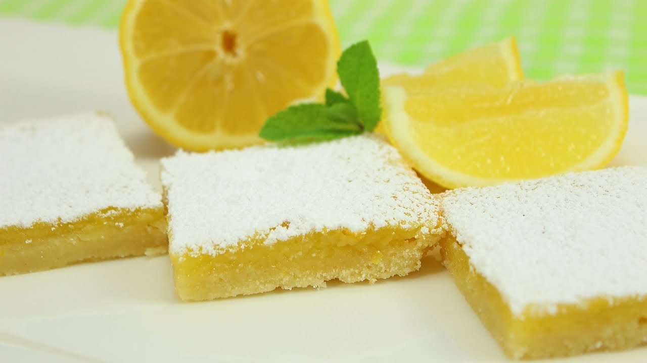Lemon Bars- leckere Zitronenschnitten