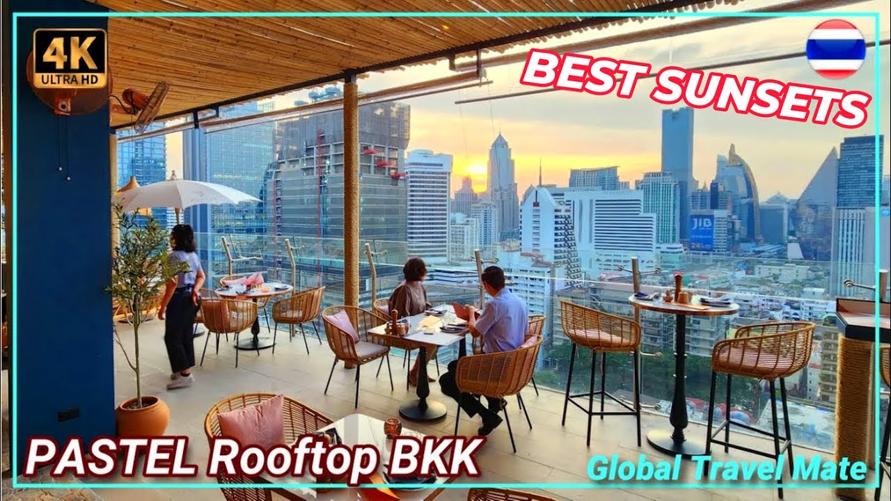 Pastel Rooftop Bar Bangkok 22nd floor Aira Hotel Sukhumvit 11 🇹🇭 Thailand