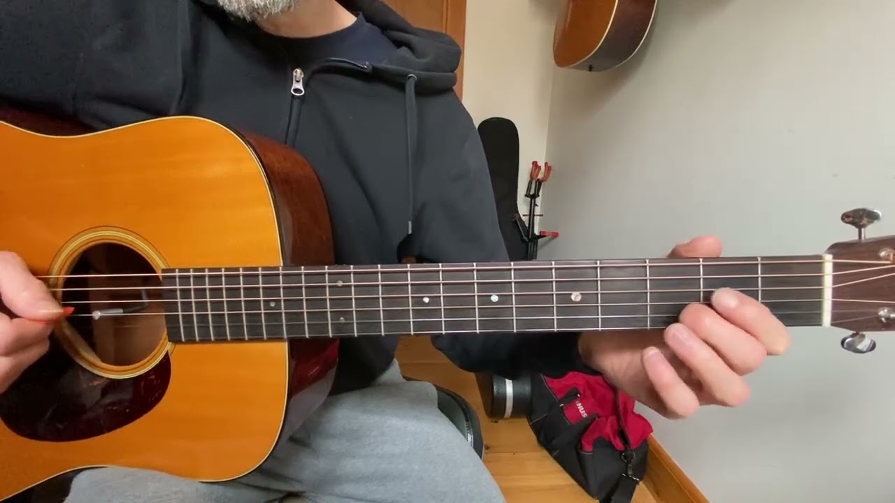 Seamus Cooley’s jig melody guitar 