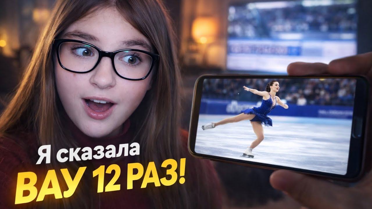 РЕАКЦИЯ, которую не сдержала 😱 Фигурное катание