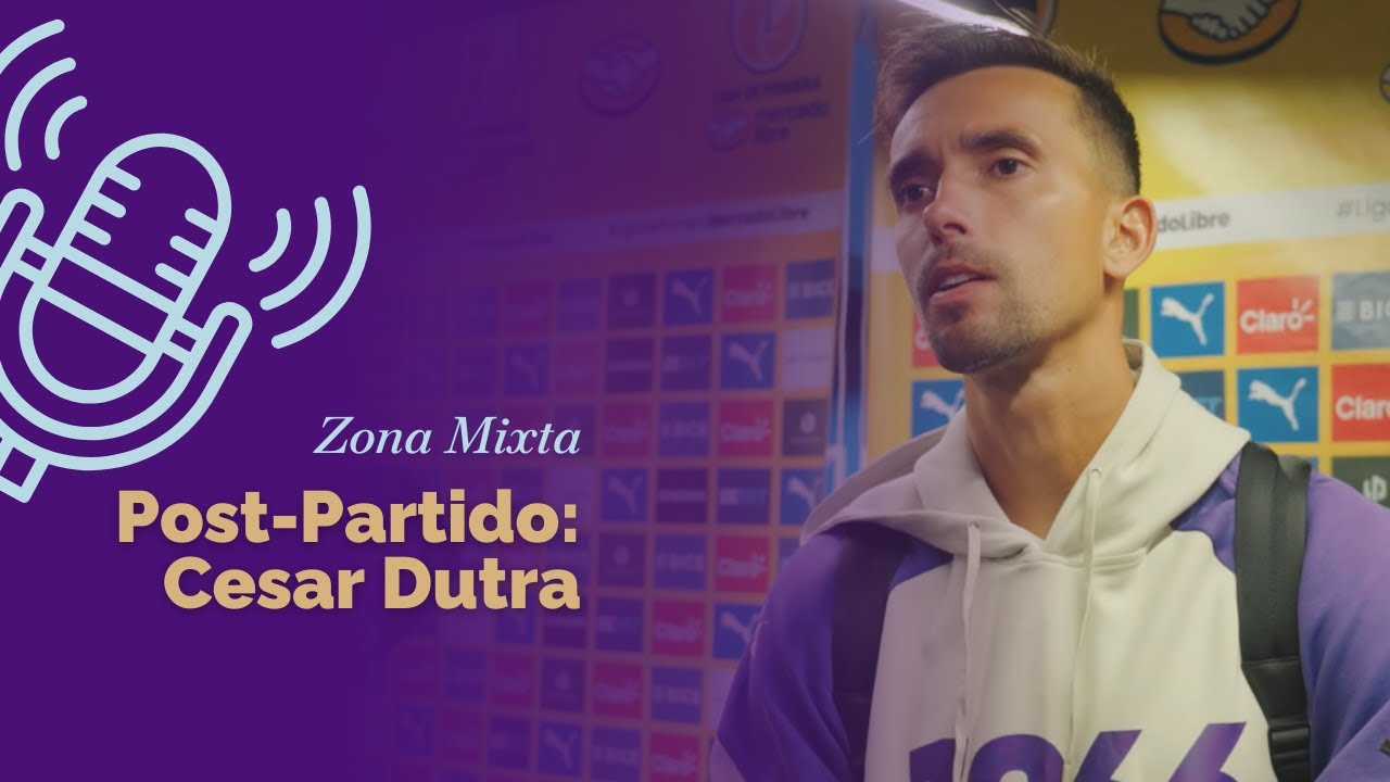 🎙️ Zona mixta | César Dutra comentó la caída ante Universidad Católica en el Claro Arena.