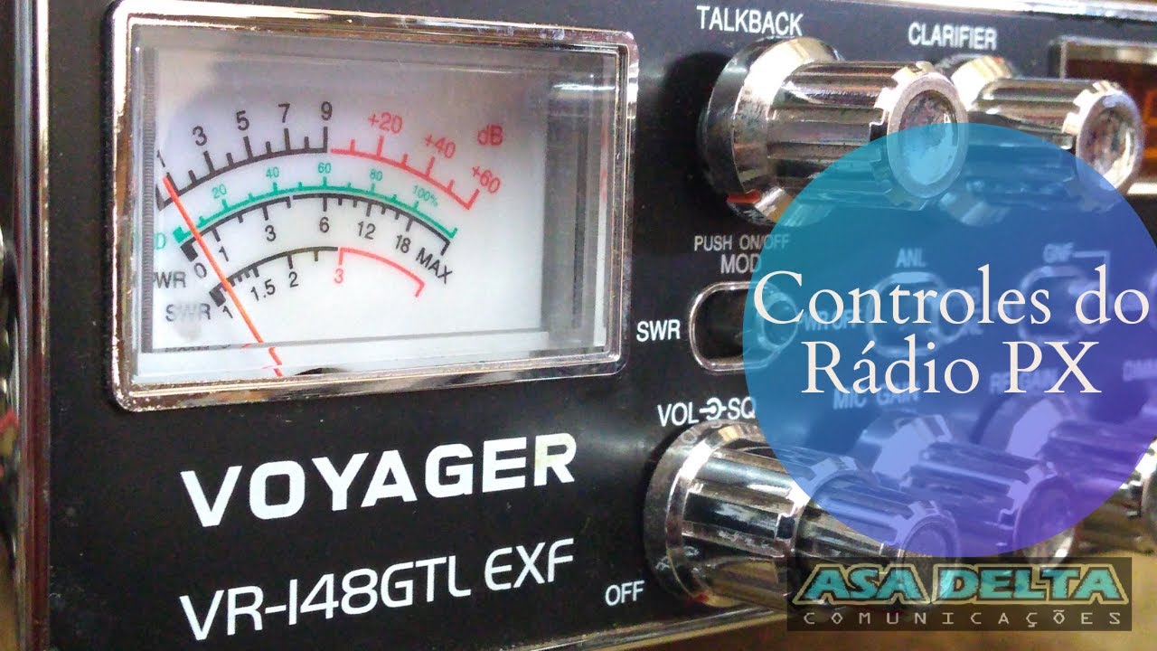 Dica rápida#46 - Descrição controles Voyager VR-148 EXF