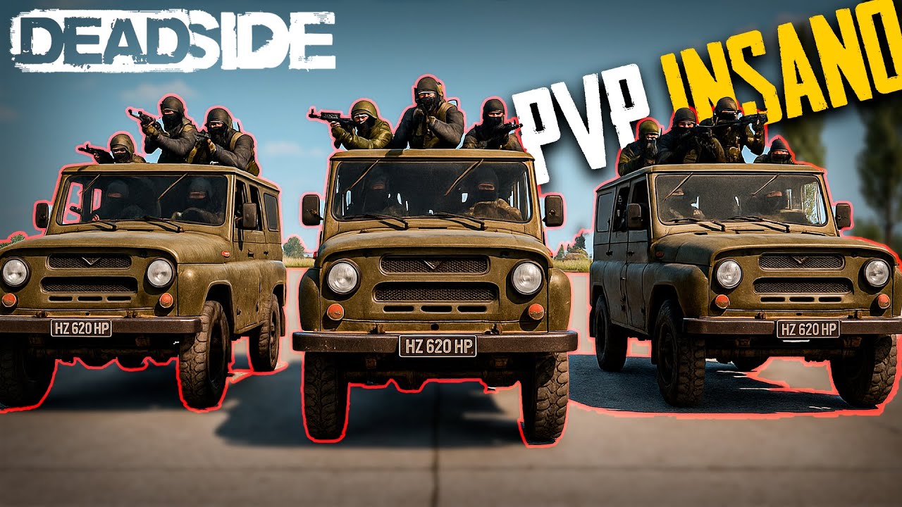 NUNCA VI TANTO CARRO NO DEADSIDE - PvP Insano no Aeroporto!!