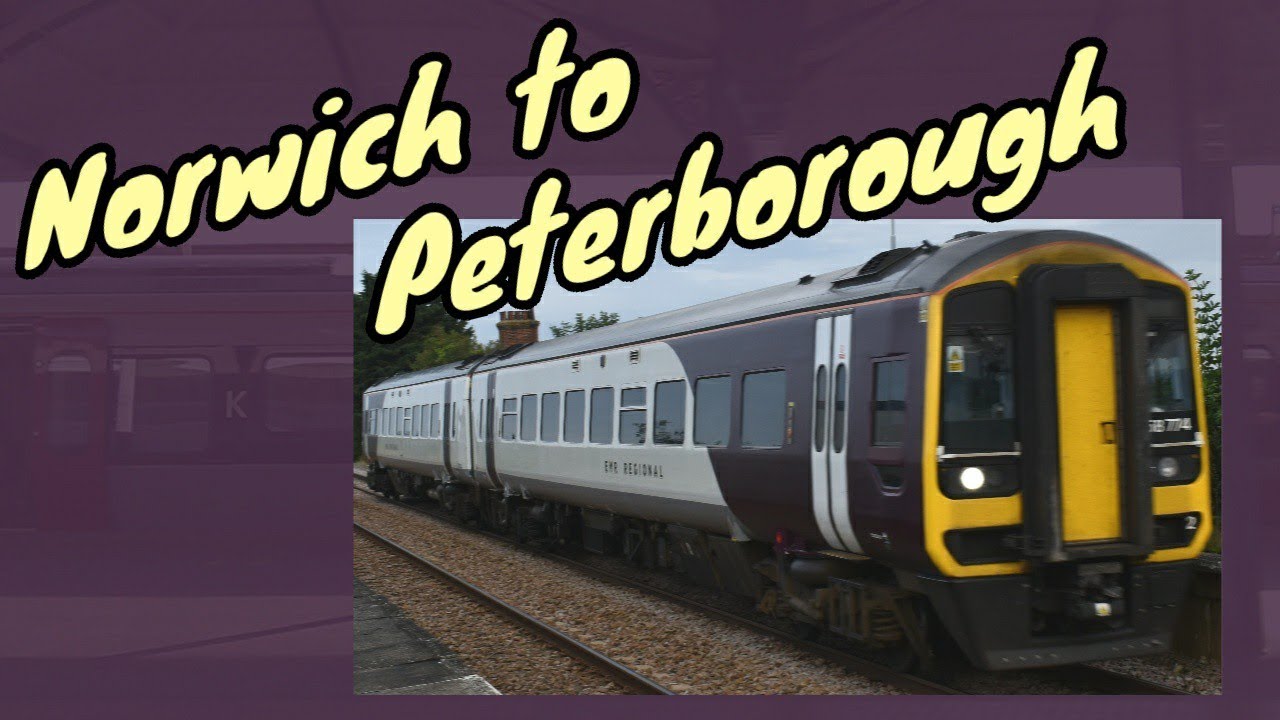 Norwich to Peterborough | FULL JOURNEY | East Midlands Railway 158 Sprinter (Breckland Line)