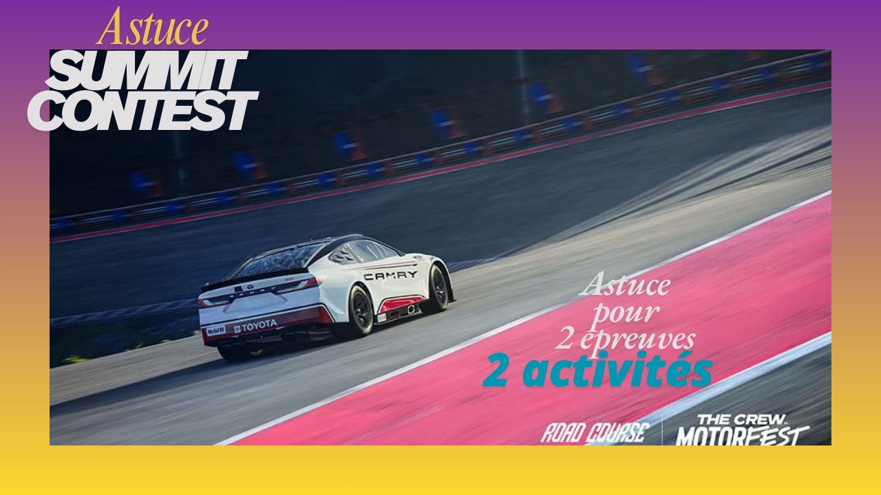 Le point Summit, astuce pour 2 activités la gestion de courses