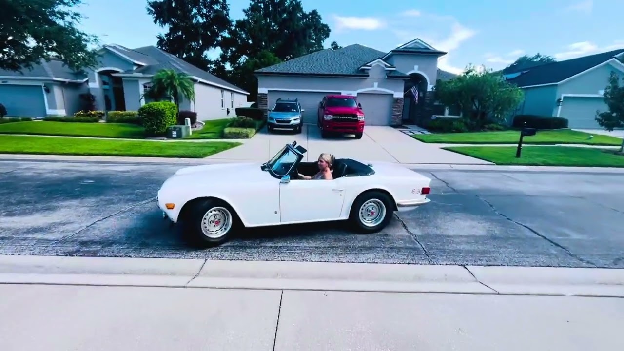 Coles 73 Triumph TR6, break in process