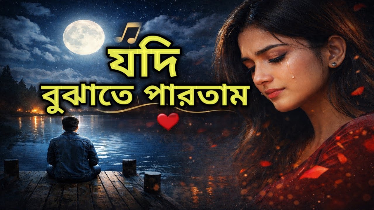 যদি বুঝাতে পারতাম | Jodi bujhate partam | New Bangla Song | Bangla Sad Song | Emotional Bangla Song 