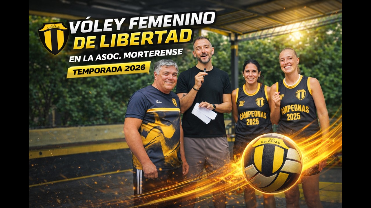 Vóley Femenino de Libertad en la Asoc Morterence