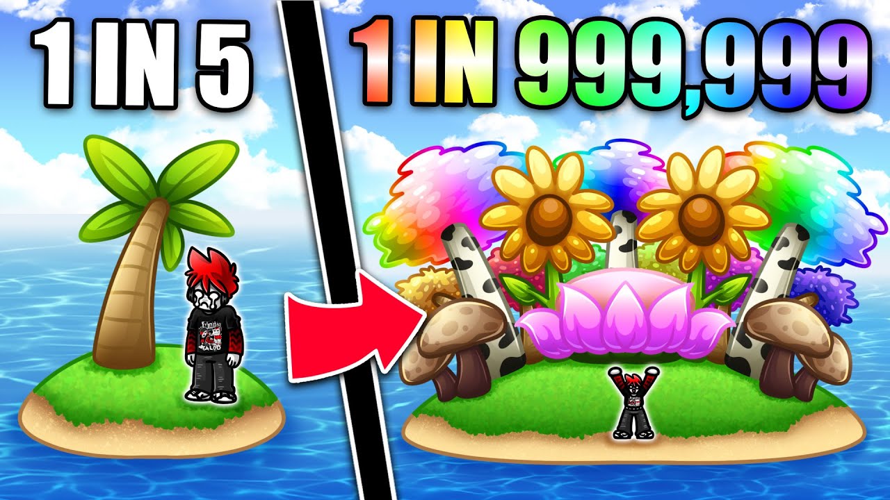 Roblox :  Island Roll 🏝️สุ่มเกาะในฝันและต้นไม้ระดับเทพ ถ้าดวงคุณดี !!!