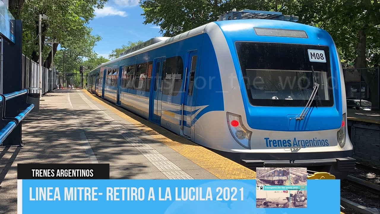 Trenes Argentinos LINEA MITRE - Retiro a La Lucila- 2021 EMU CSR M08