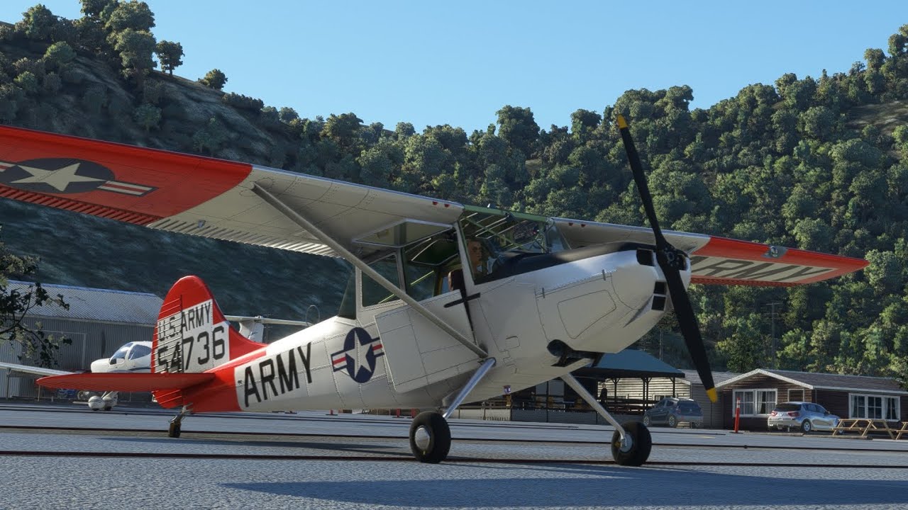 Первый взгляд на Cessna L19 Bird Dog в Microsoft Flight Simulator