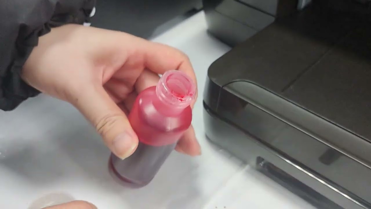 Epson Compatible Ink Bottle Filling Video