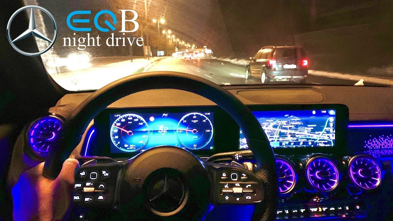 Mercedes-Benz EQB 300 4MATIC | AMG Line | POV Night Drive | Pure Electric SUV
