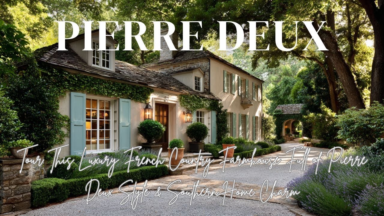 Tour This Luxury French Country Farmhouse Full of Pierre Deux Style & Southern Home Charm