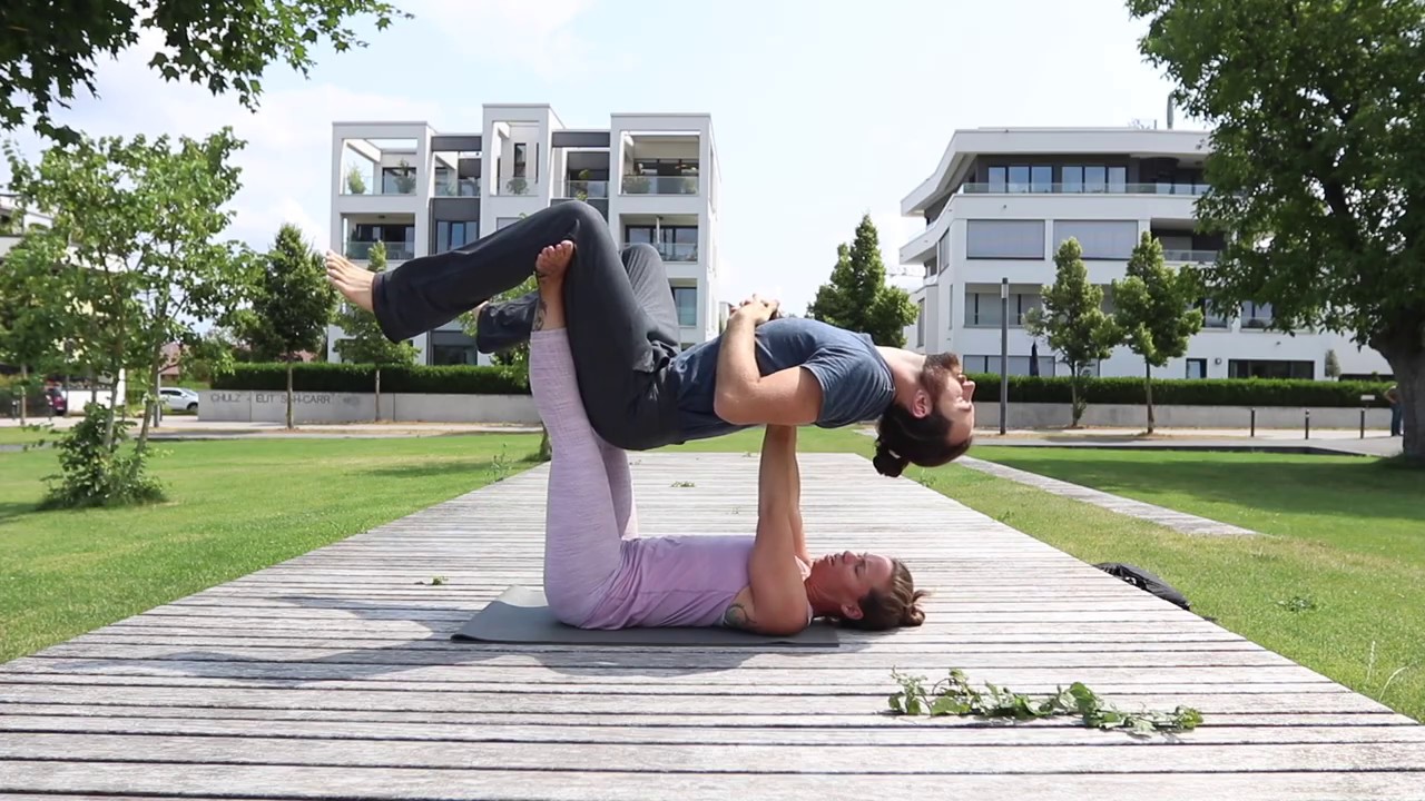 broken hammock - AcroYoga therapeutic flying series